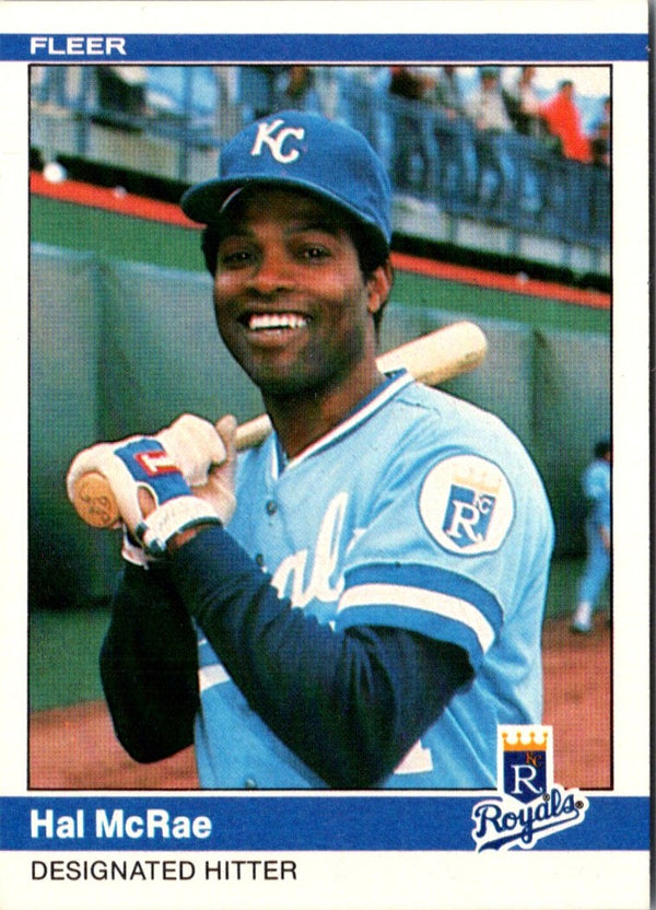 1984 Fleer Hal McRae #350