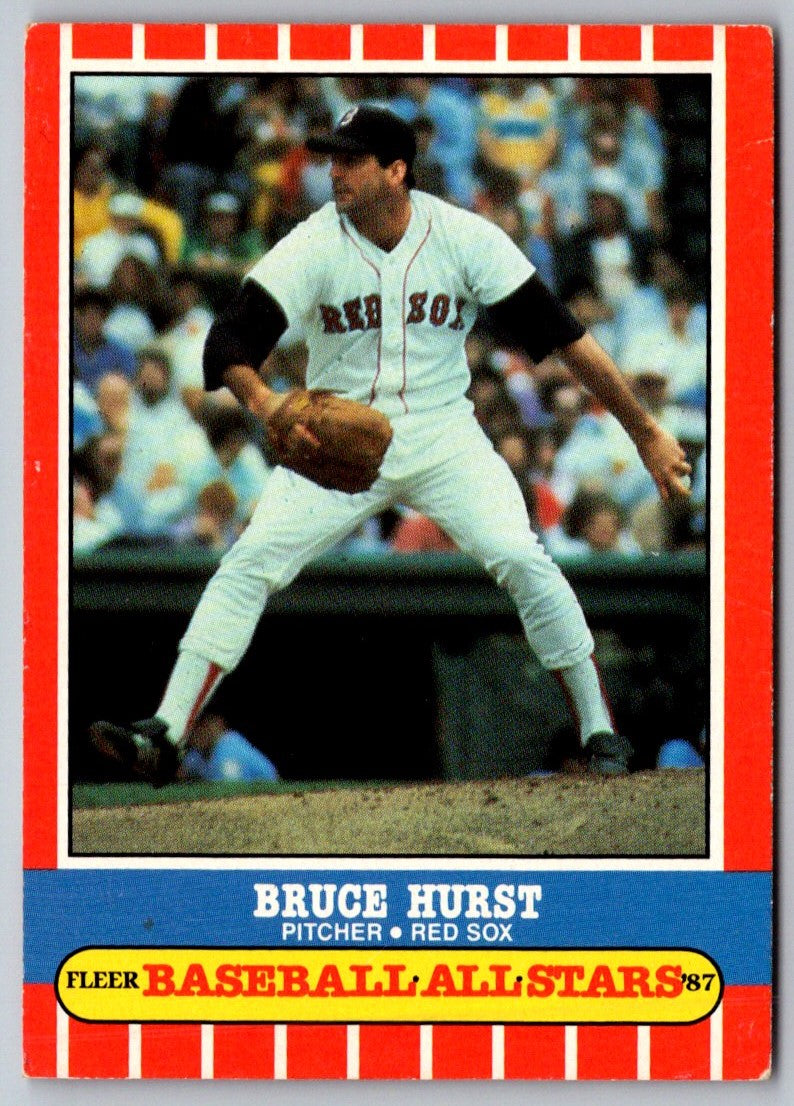 1987 Fleer Baseball All-Stars Bruce Hurst