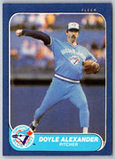 1986 Fleer Doyle Alexander