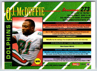 1993 Bowman Football O.J. McDuffie #273