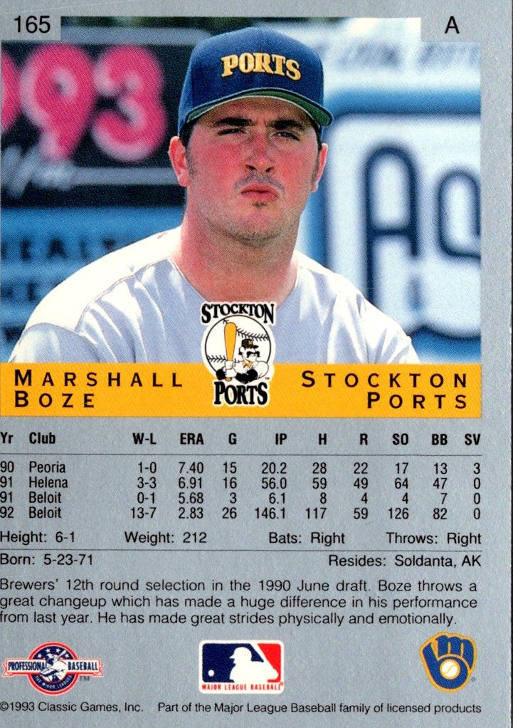 1993 Classic Best Marshall Boze