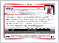 2020 Bowman Werner Blakely #BD-128