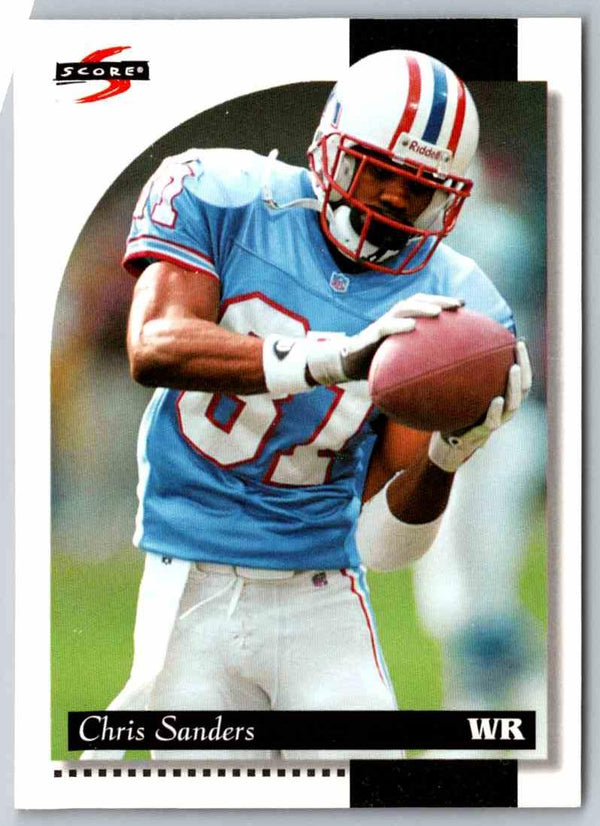 1996 Score Chris Sanders #17