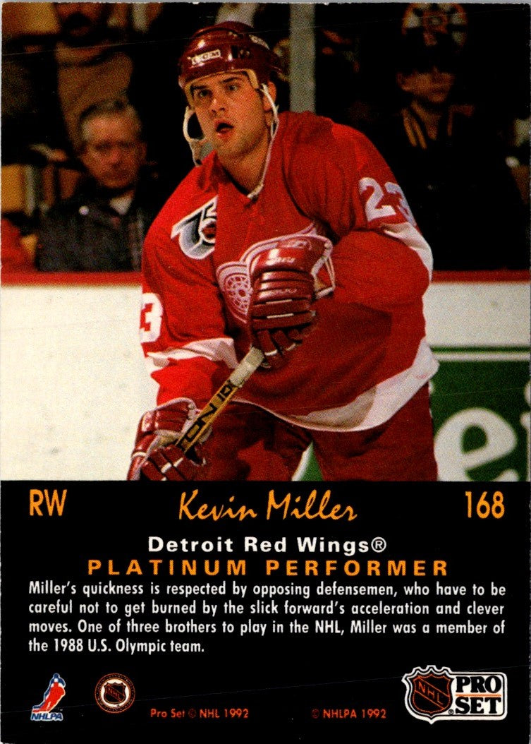 1991 Pro Set Platinum Kevin Miller