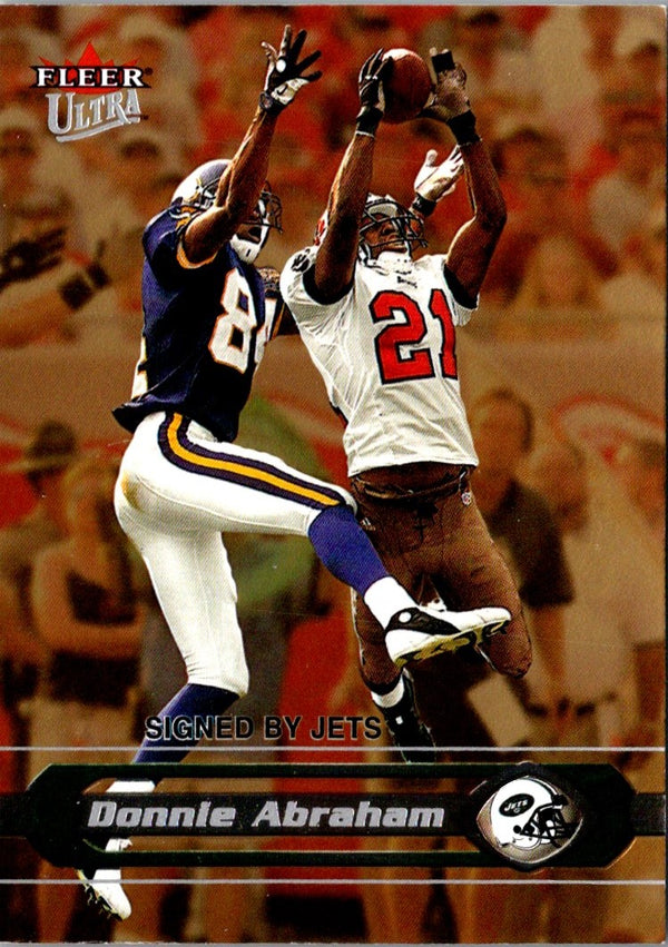 2002 Ultra Gold Medalion Donnie Abraham #93