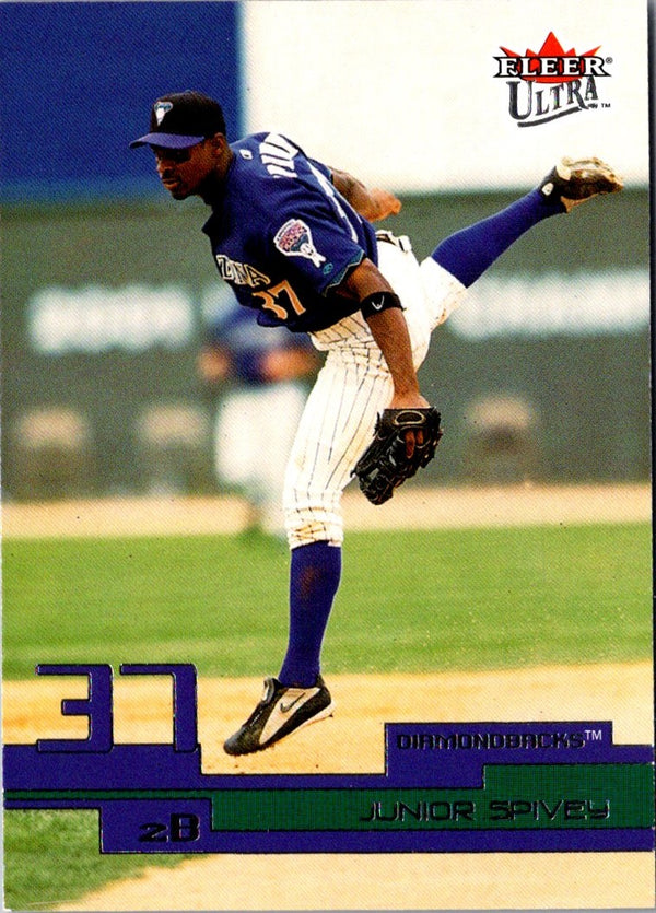 2001 fleer Junior Spivey #129 Rookie