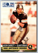 1991 Pro Set WLAF Inserts Jason Garrett