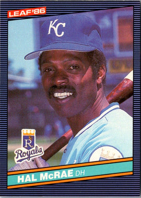 1986 Leaf Hal McRae #251