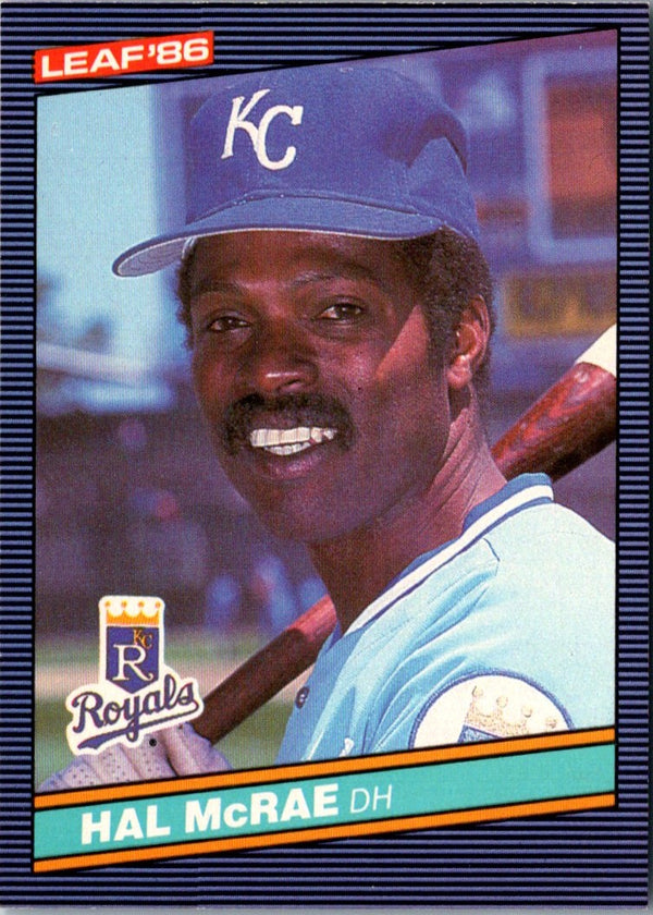 1986 Leaf Hal McRae #251