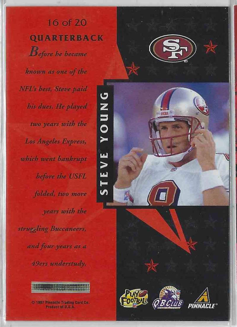 1997 Pinnacle Certified Steve Young