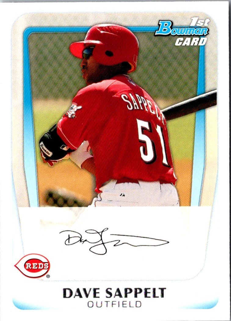 2011 Bowman Prospects Dave Sappelt