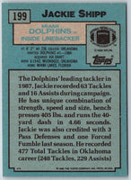 1988 Topps Jackie Shipp #199 Rookie