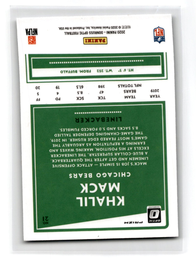 2021 Panini Absolute Khalil Mack