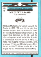 1991 Diamond Kings Matt Williams #18