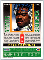 1992 Score Derrick Fenner #358
