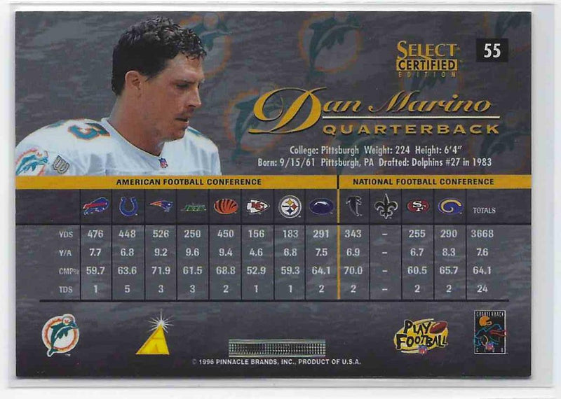 1996 Select Dan Marino