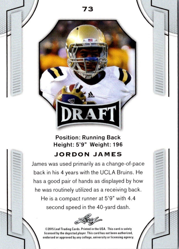 2015 Leaf Draft Jordon James