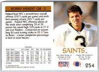 1992 Proset Bobby Hebert #254