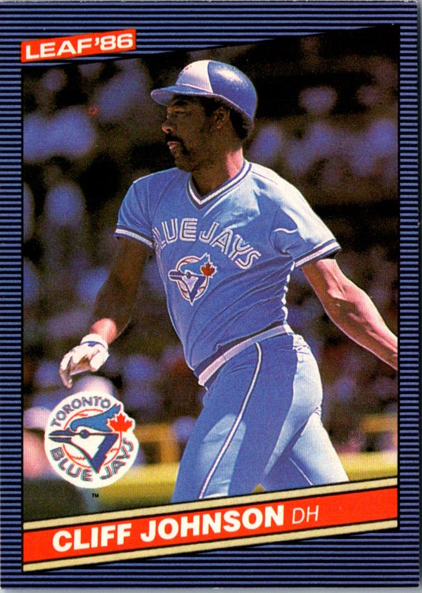 1986 Leaf Cliff Johnson #250