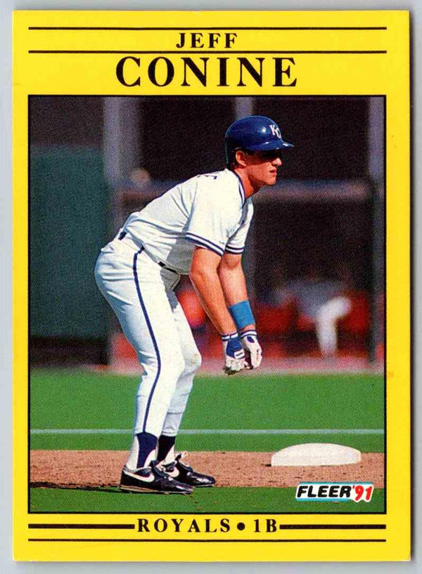 1991 Fleer Jeff Conine #553