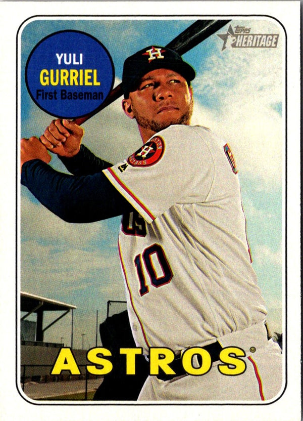 2018 Topps Heritage Yuli Gurriel #208