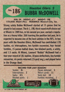 1991 Bowman Bubba McDowell