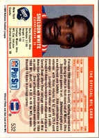 1989 Pro Set Sheldon White #532 Rookie