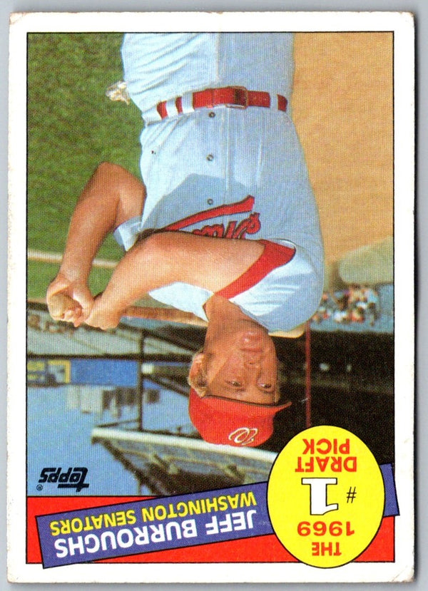 1985 Topps Jeff Burroughs #272