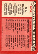 1986 O-Pee-Chee Bob Rodgers