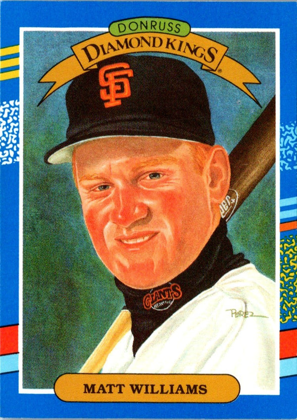 1991 Diamond Kings Matt Williams #18