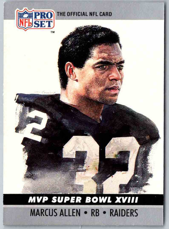 1990 Proset Marcus Allen #18