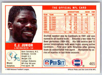 1989 NFL Proset E.J. Junior #465