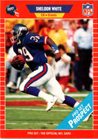 1989 Pro Set Sheldon White #532 Rookie