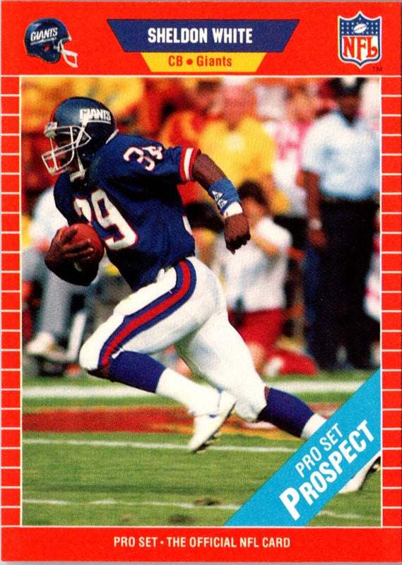 1989 Pro Set Sheldon White #532 Rookie