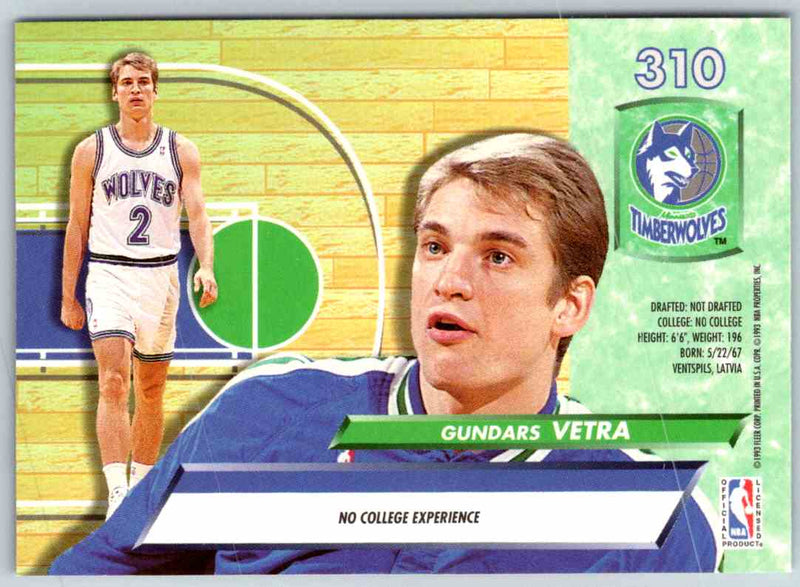 1992 Fleer Ultra Gundars Vetra