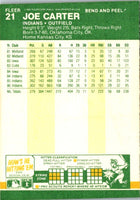 1987 Fleer Star Stickers Joe Carter #21