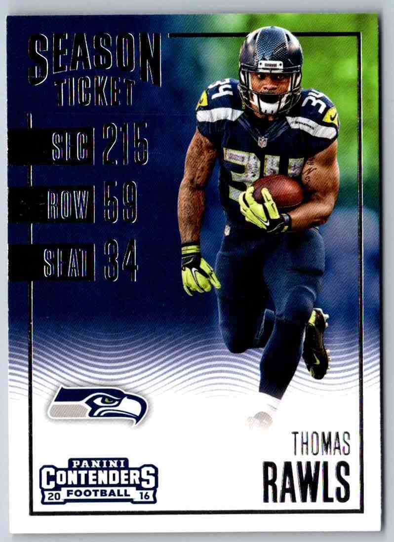 2016 Contenders Thomas Rawls