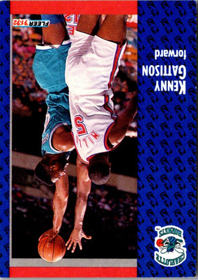 1991 Fleer Kenny Gattison #253
