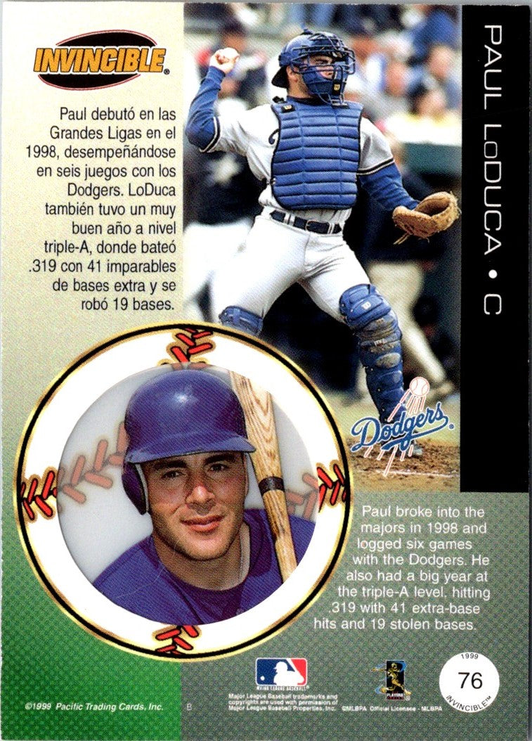 1999 Pacific Invincible Paul Lo Duca