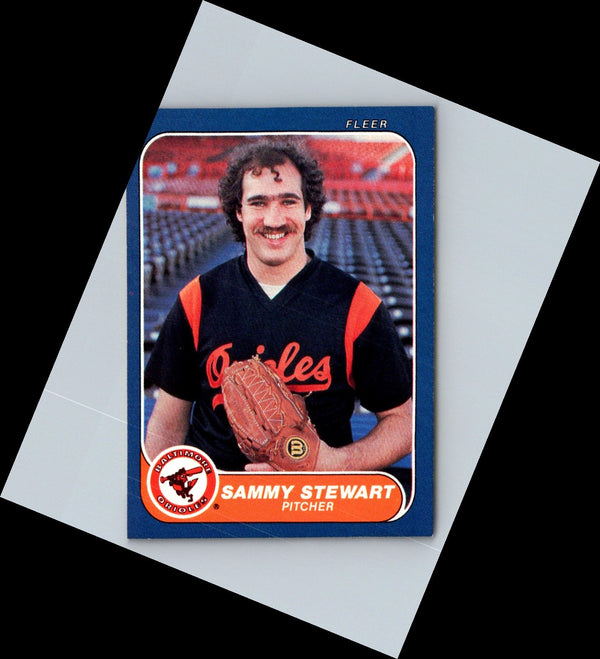 1986 Fleer Sammy Stewart #289