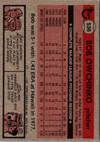 1981 Topps Bob Owchinko #536