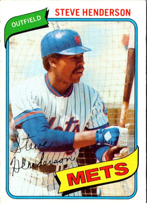 1980 Topps Steve Henderson #299