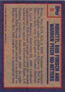 1984 Topps Dave Righetti/Bob Forsch/Mike Warren