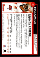 2002 Bowman Brad Johnson #72