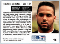 1991 Proset World League Cornell Burbage #96