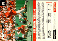 1992 Skybox Impact Nick Lowery #073