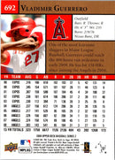 2009 Upper Deck Vladimir Guerrero
