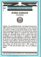 1986 Diamond Kings Kirk Gibson #1