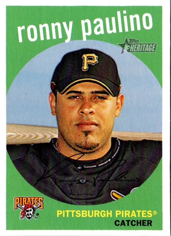 2008 Topps Heritage Ronny Paulino #173