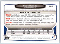 2014 Bowman Cody Buckel #BP97